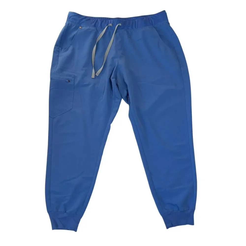 Figs Zamora Jogger Scrub Pants Ceil Blue Size XXL 2XL